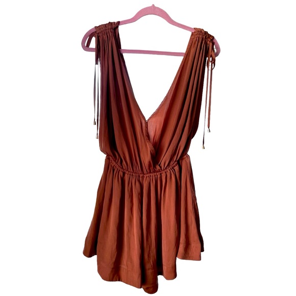 Free People Pants - Free People Bea Rosegold Romper Size Small